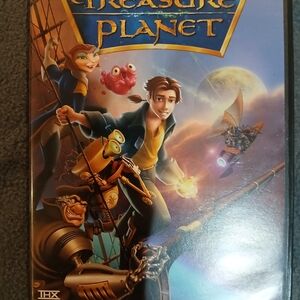 Treasure Planet DVD Movie - Illustrated Sci‑Fi Adventure (Blue/Gold)